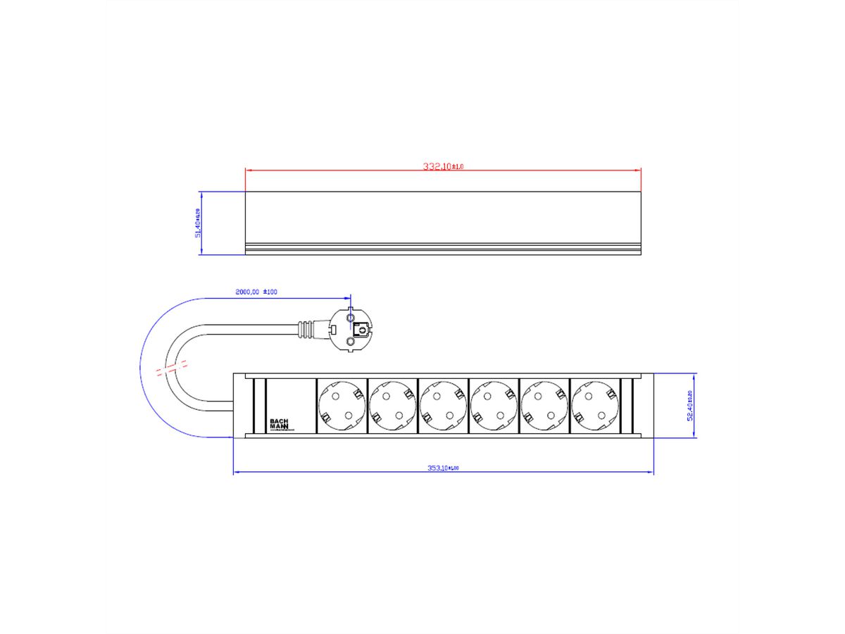 BACHMANN CONNECT LINE 6xprotective contact