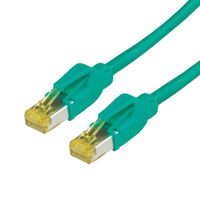 DRAKA Cat.6A (Class EA) Patch Cable UC900 / HIROSE TM31, green, 0.5 m