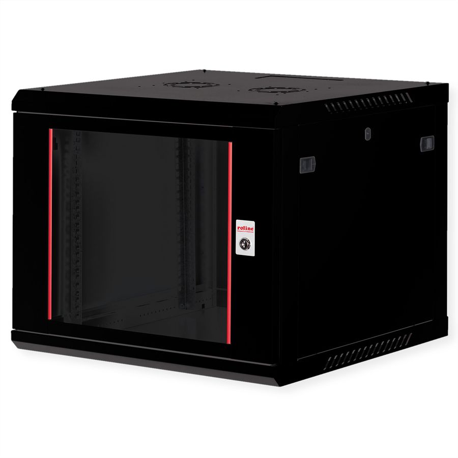 ROLINE 19" Wall Cabinet Basic Plus 9U, 600x600 BxT black