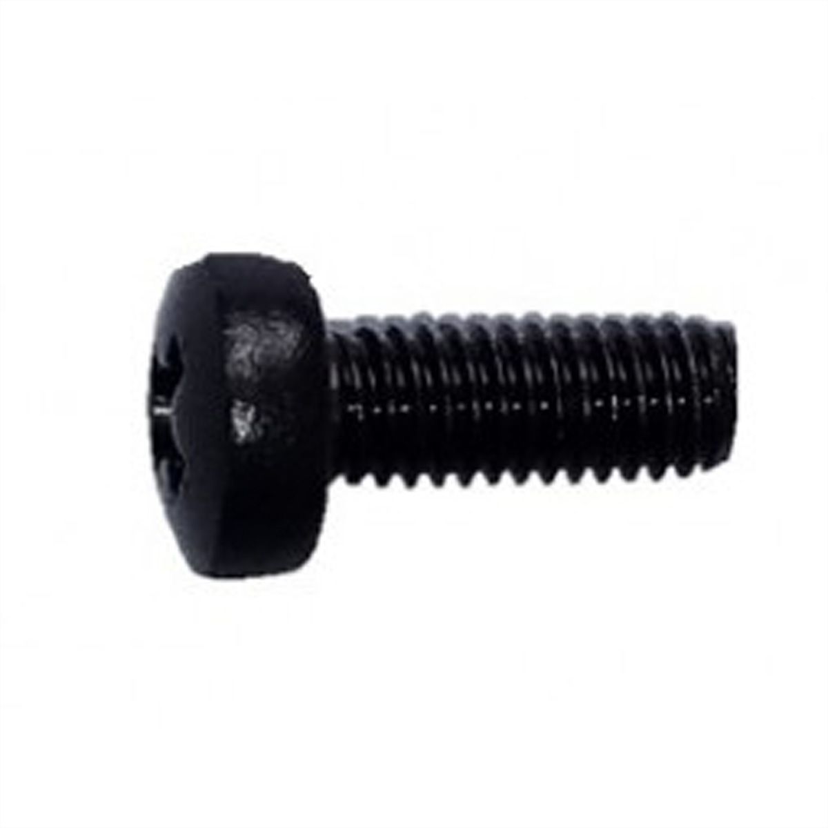 SCHROFF Kruiskopschroef, Pozidrive, M6x16, St, Verzinkt, Zwart, 100 stuks