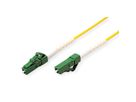 ROLINE Fibre Optic Jumper Cable 9/125µm, OS2, LC/LC, APC, simplex, LSOH, yellow, 5 m