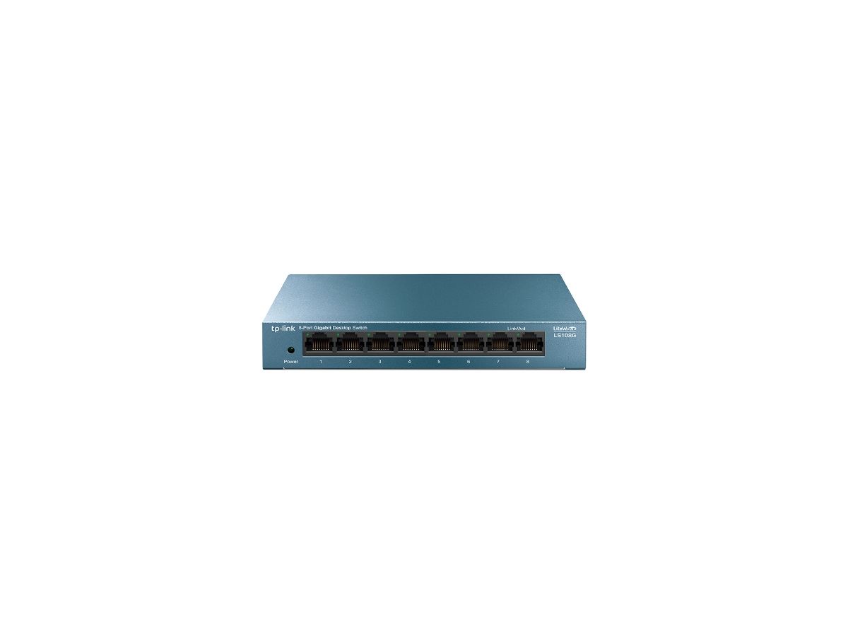 TP-LINK LS108G network switch Unmanaged Gigabit Ethernet (10/100/1000) Blue