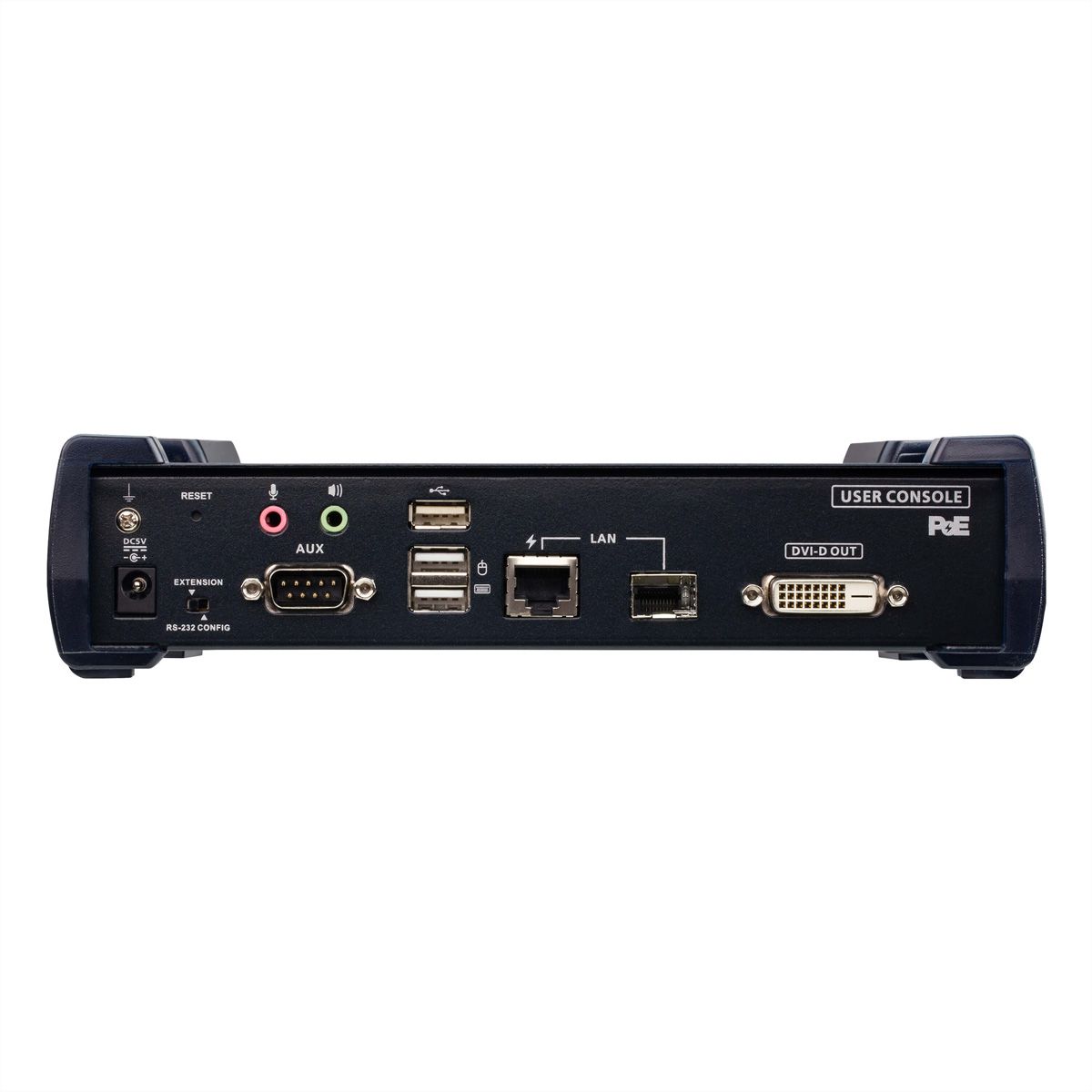 ATEN KE6912R DVI-D Dual Link KVM Over IP-extender met PoE ontvanger