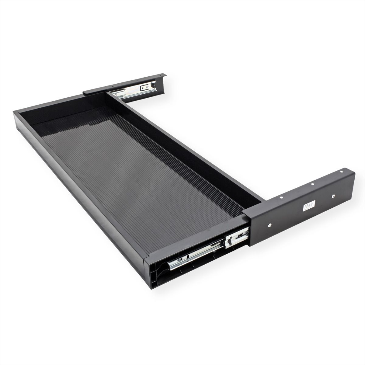 VALUE Ultra-Slim Underdesk Mount Storage Drawer, 758 mm width, black