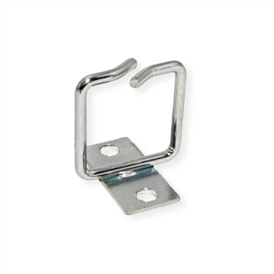19" Cable Manager, 40x40mm, metal, Mounting central, cable entry central