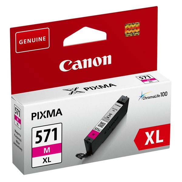 CLI-571XL M, Tinte magenta, 11ml für PIXMA MG5750, MG5751, MG5752, MG5753, MG6850, MG6851, MG6852