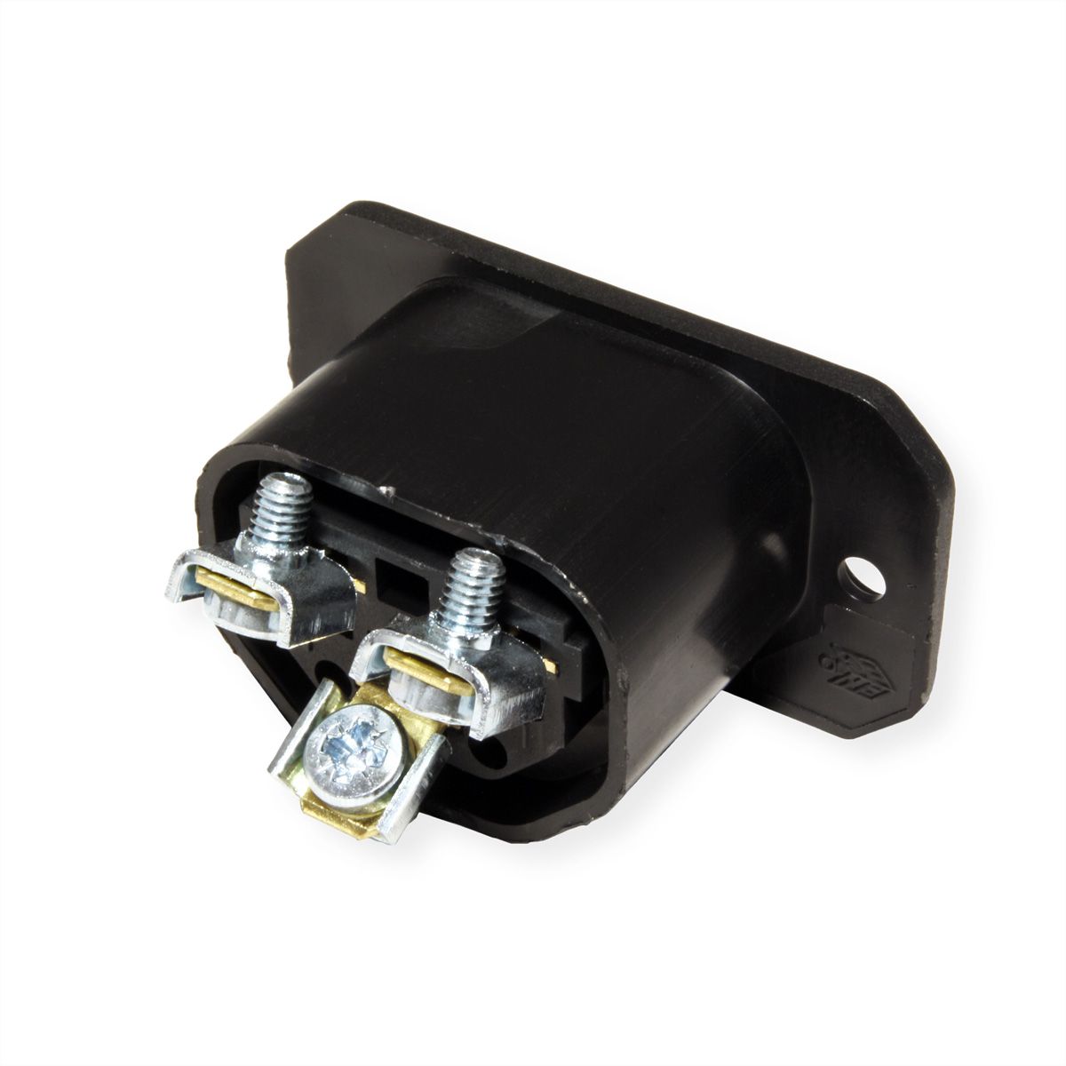 BACHMANN IEC320 C13 socket outlet, with screw connections black