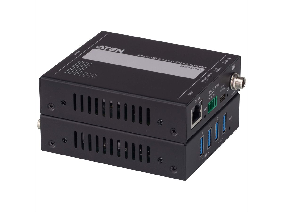 ATEN UCE33100 4-Port USB3.2 Gen1 Cat 6A Extender bis zu 100m
