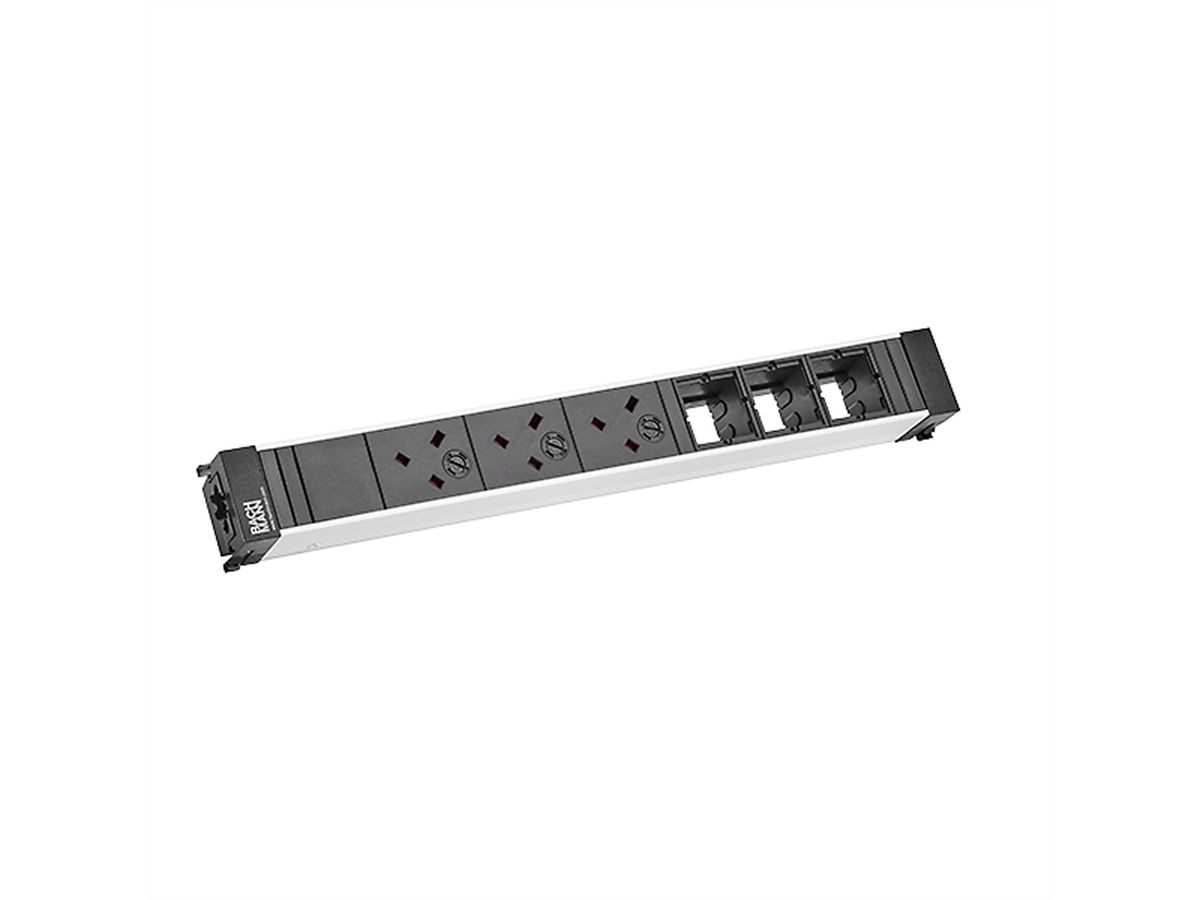 BACHMANN CONF 3xUK 45° 3,15A 3xCM, Ingang uitgang GST18i3