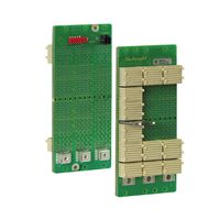 SCHROFF CPCI seriële backplane, 3 HE, 3 sleuven, systeemsleuf links, full-mesh, zonder RIO
