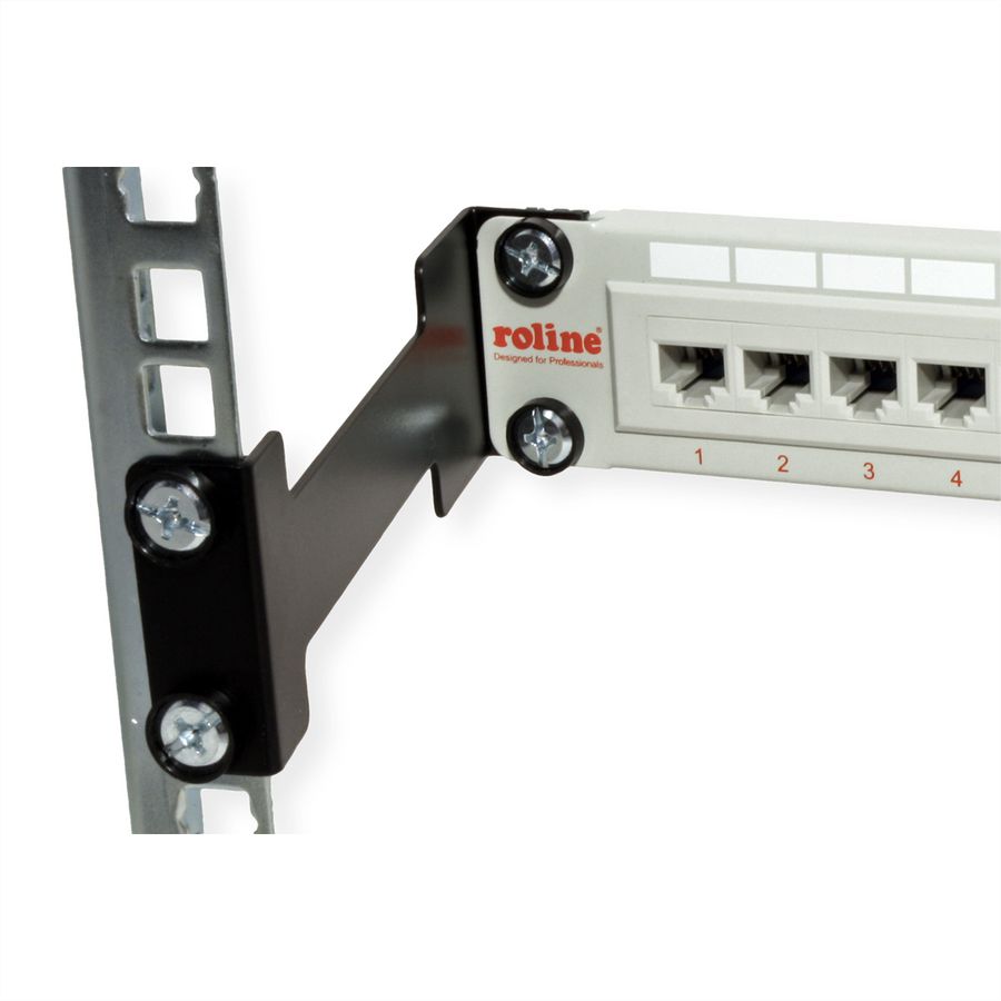 VALUE 19" Rack Depth Extender, 2 pcs, 1U, metal, 151.5mm