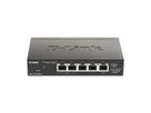 D-Link DGS-1100-05PDV2 5-poorts Smart Gigabit Switch PoE-aangedreven PoE