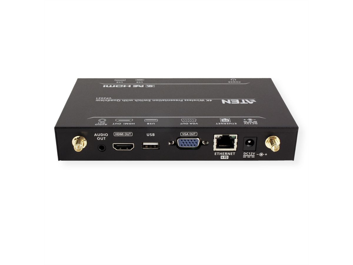 ATEN VP2021 4K Wireless Presentation Switch mit Quad View