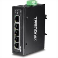 TRENDnet TI-G50 5-Port Industrial Gigabit Ethernet DIN-Rail Switch