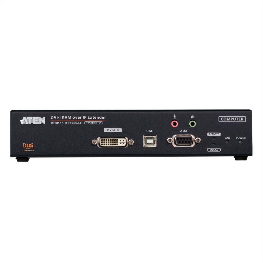 ATEN KE6900AIT Full HD DVI KVM Over IP-extender Zender met internettoegang