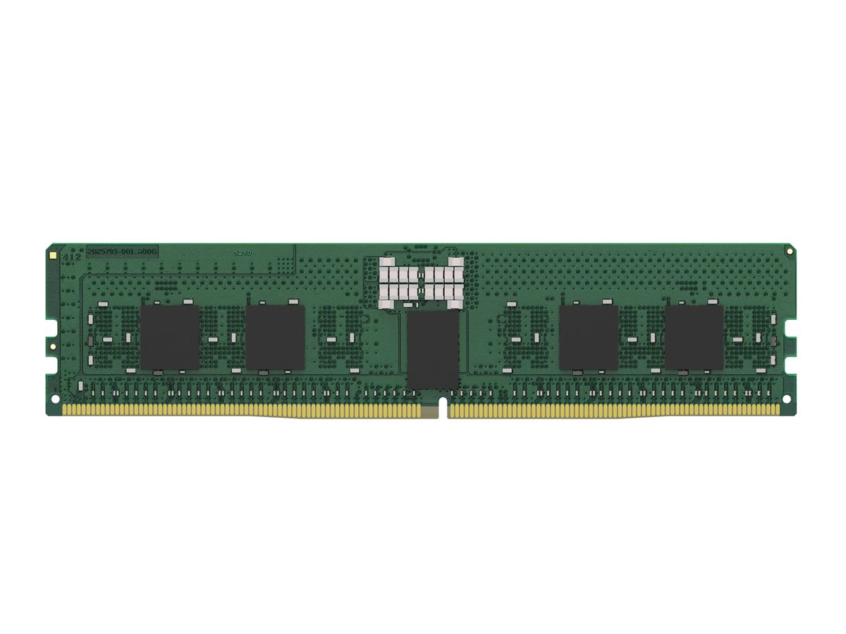 Kingston Technology 16GB, DDR5, 4800MT/s, ECC, Unbuffered, DIMM, CL40, 1RX8, 1.1V, 288-pin, 16Gbit