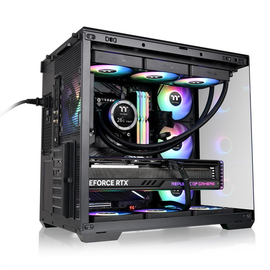 Thermaltake View 380 WS ARGB Mid Tower Gehäuse Schwarz