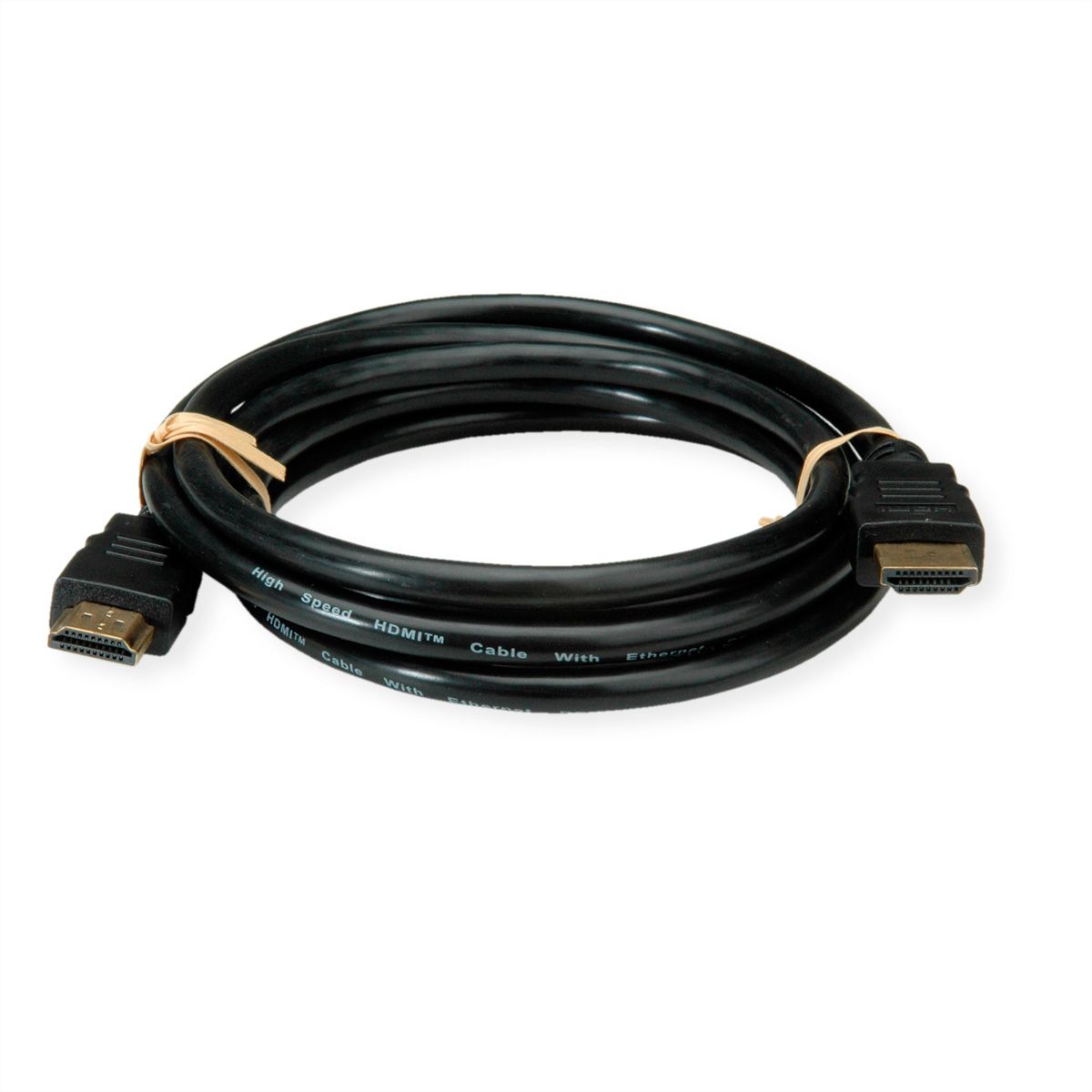 ROLINE RM 8K HDMI Ultra HD-kabel met ethernet, Male/Male, zwart, 2 m