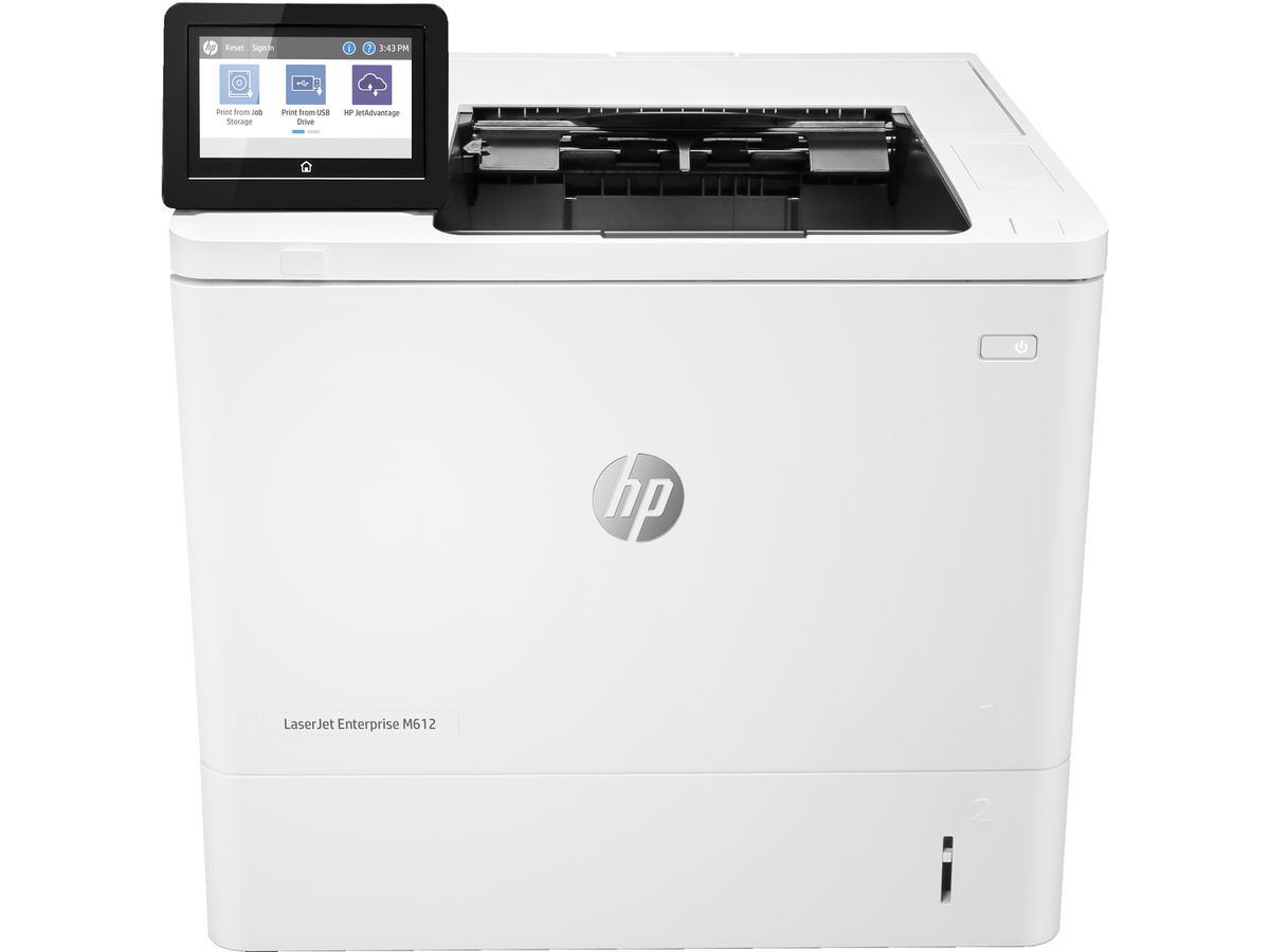 HP LaserJet Enterprise M612dn, Zwart-wit, Printer voor Print, Dubbelzijdig printen