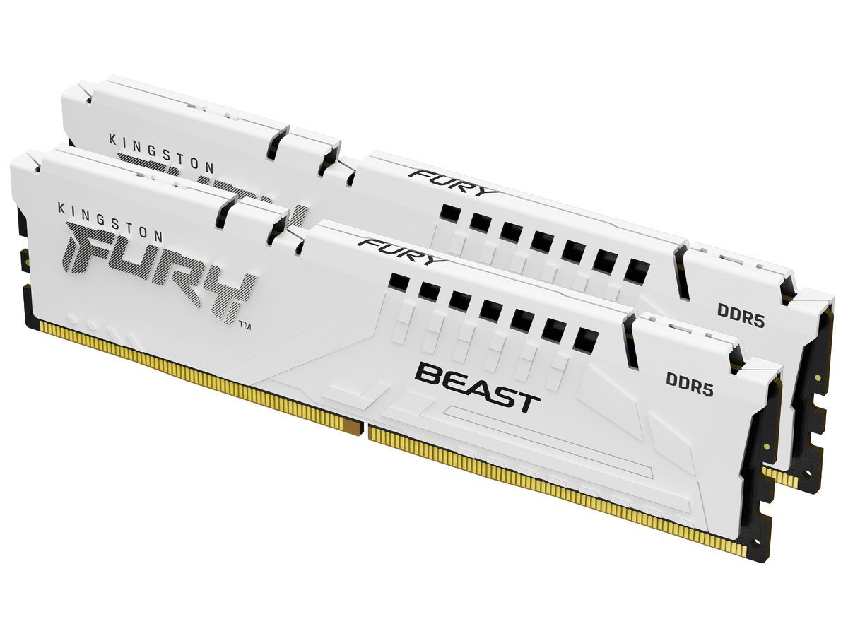 Kingston Technology FURY Beast 32GB 5600MT/s DDR5 CL36 DIMM (set van 2) White EXPO
