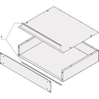 SCHROFF MultipacPRO EMC Shielding Kit, Aluminium Version