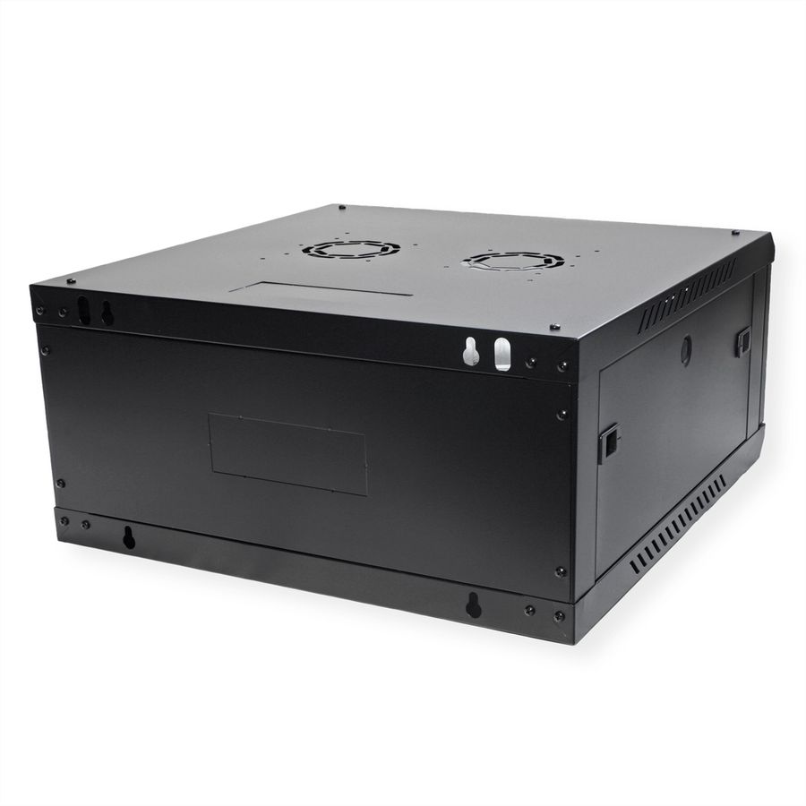 ROLINE 19" Wall Cabinet Basic Plus 4U, 600x600 BxT black