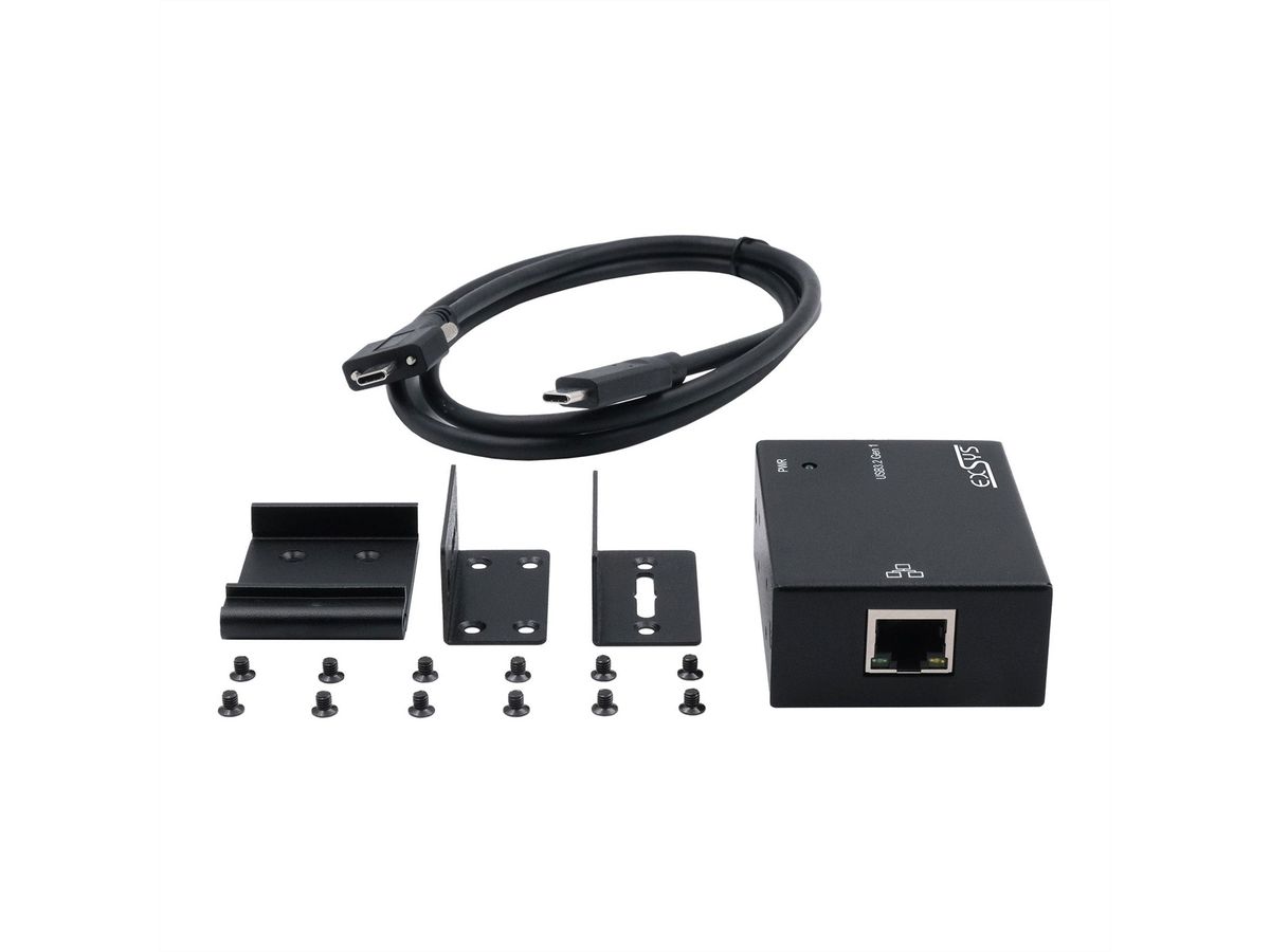 EXSYS  EX-13020HMV USB 3.2 zu Ethernet 1Gigabit C-Anschlüß