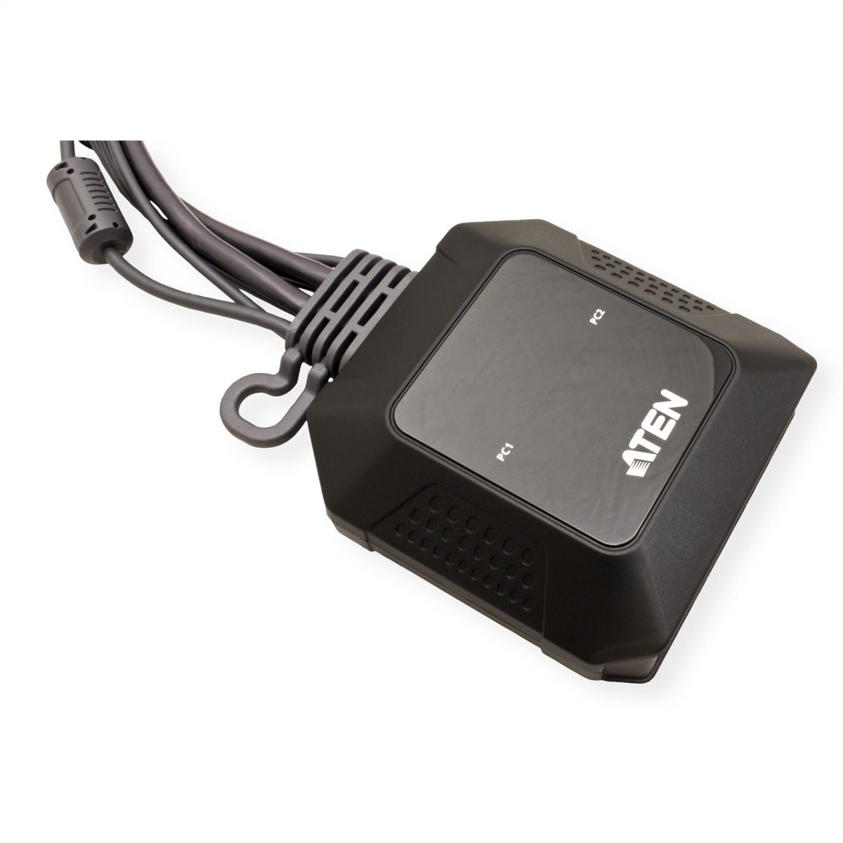 ATEN CS52DP 2-poorts USB C DP hybride kabel KVM switch