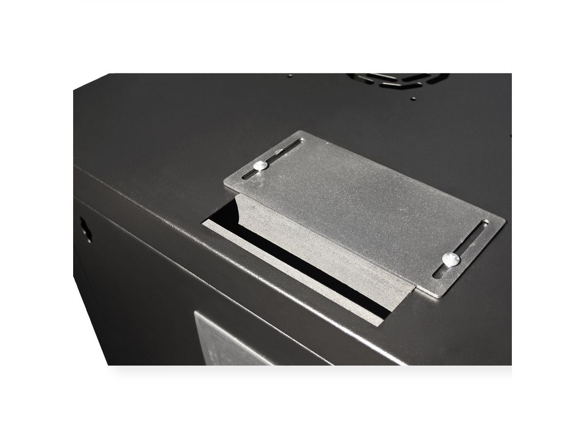 ROLINE 19-inch wandbehuizing Pro 9 U, 600x600 BxD zwart