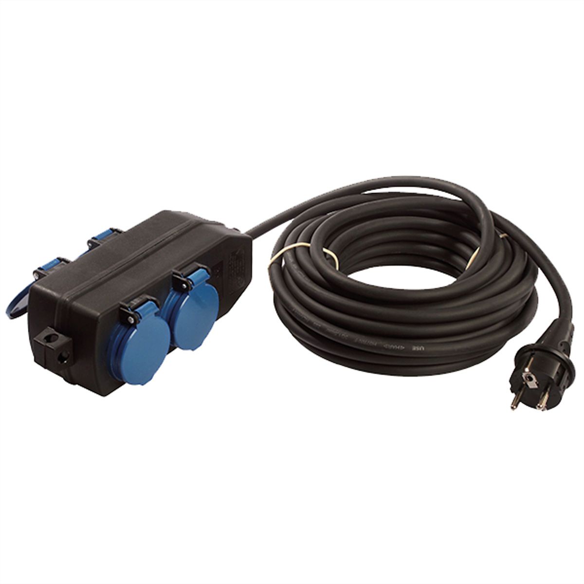 BACHMANN distribution socket 4x CEE7/3 10m, IP44