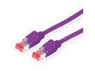 DÄTWYLER S/FTP Patchkabel Cat.6 (Class E), CU 7702 flex LS0H, Hirose TM21, violet, 2 m