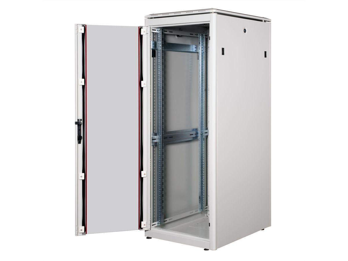 ROLINE 19-inch netwerkkast Pro 32 U, 600x800 BxD Glazen deur grijs