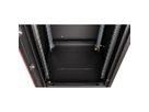 ROLINE 19-inch netwerkkast Basic 22 U, 600x600 BxD Glazen deur zwart