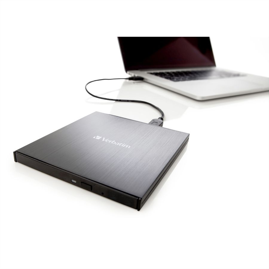 VERBATIM Blu-Ray Recorder, BDXL, USB 3.0, 6x/8x/24x, Slimline portable