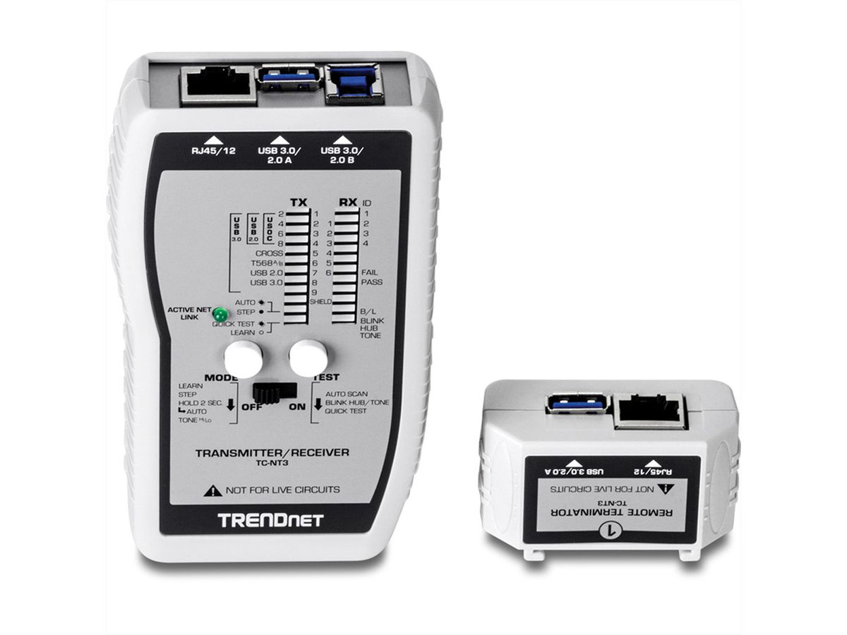 TRENDnet TC-NT3 VDV- en USB-kabeltester