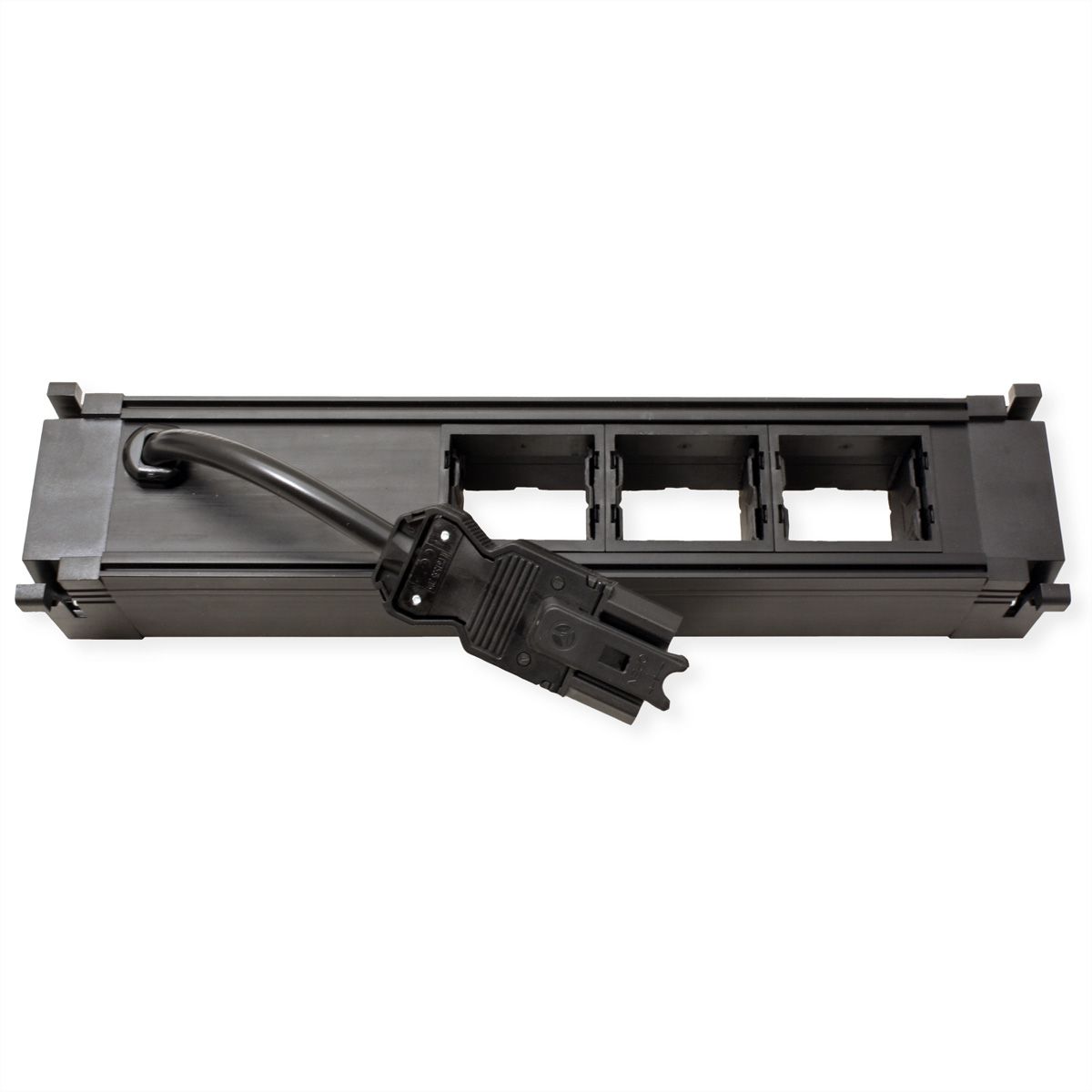 BACHMANN POWER FRAME Medium 1x earthing contact 3x ABD, plastic