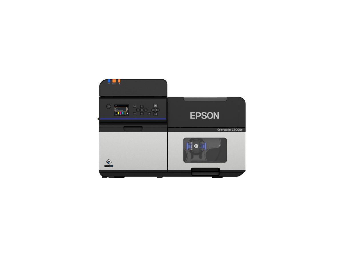 Epson ColorWorks C8000e (BK) labelprinter Inkjet Kleur 600 x 1200 DPI 300 mm/sec Bedraad en draadloos Ethernet LAN