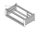 SCHROFF PropacPRO afbouwset achterkant voor EMC-afscherming, 2 HE