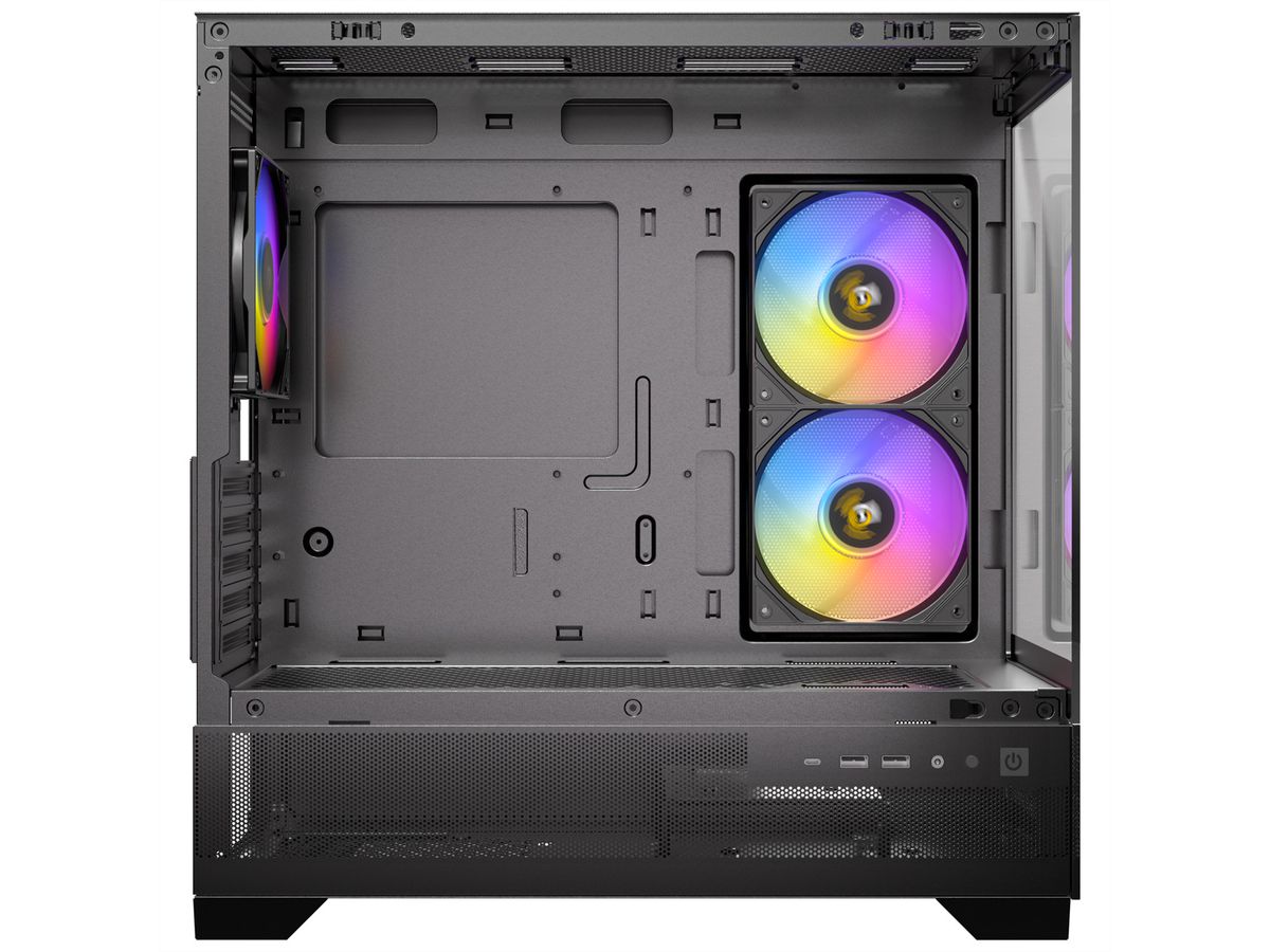ANTEC CX500M ARGB PC Gehäuse Mini Tower Micro-ATX, schwarz