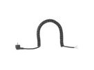 BACHMANN Wendelleitung 0,5-2m schwarz, H05VV-F 3G1,5mm² AEH/CEE7/7