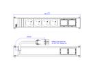 BACHMANN POWER FRAME 4xUTE 2xCM 0.2m GST18 RAL9010