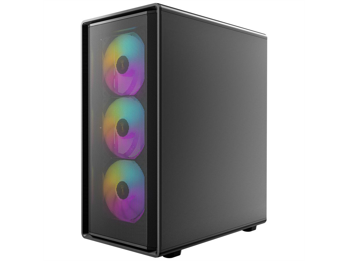ANTEC Performance P6 Neo ARGB PC Gehäuse ATX Midi Tower, schwarz