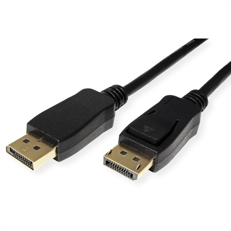 STANDARD DisplayPort Cable, v1.4, DP-DP, M/M, black, 1 m