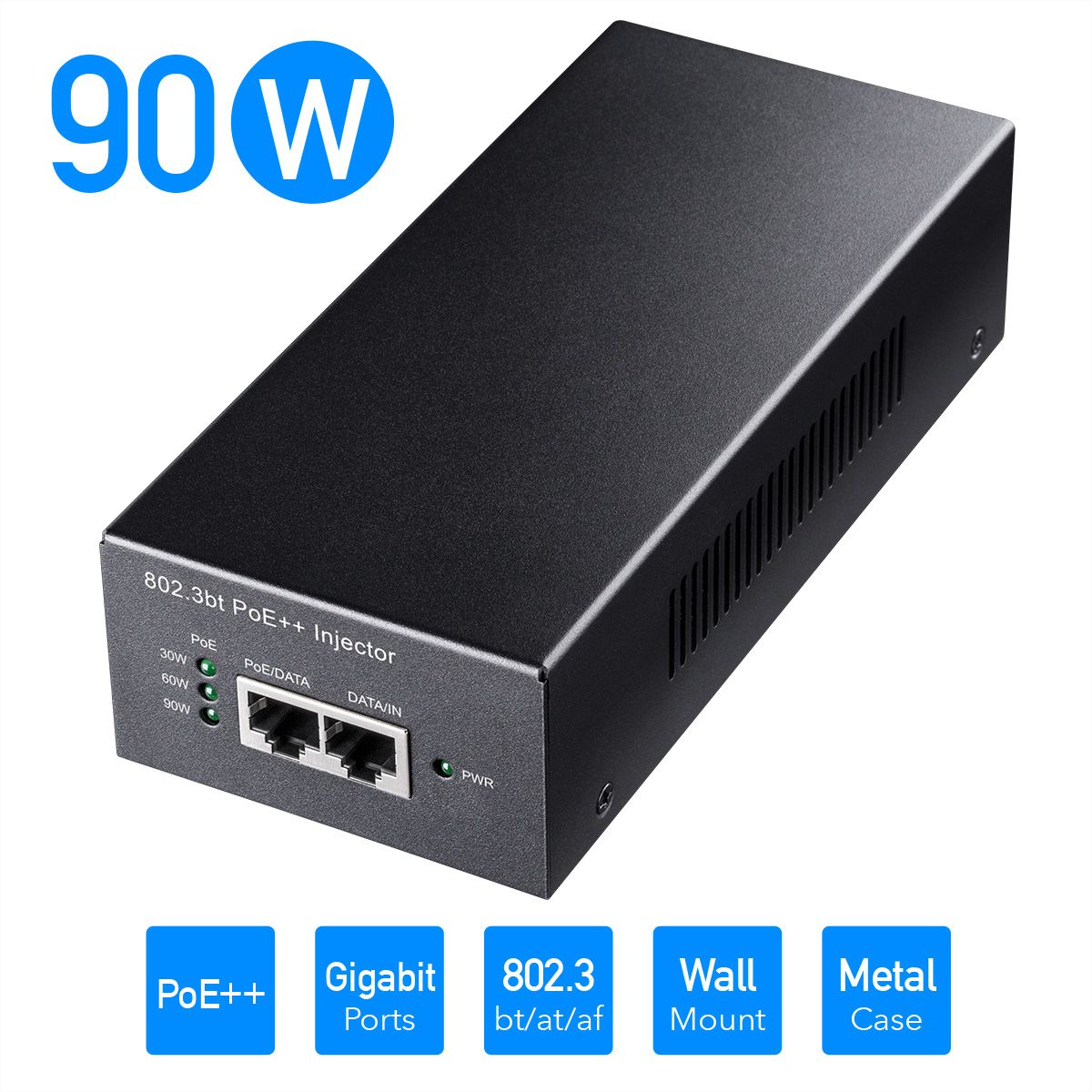 CUDY POE400 90W PoE+/PoE-Injector Gigabit