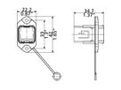METZ CONNECT Industry IP67 V14 Einbaubuchse, Normbefestigung