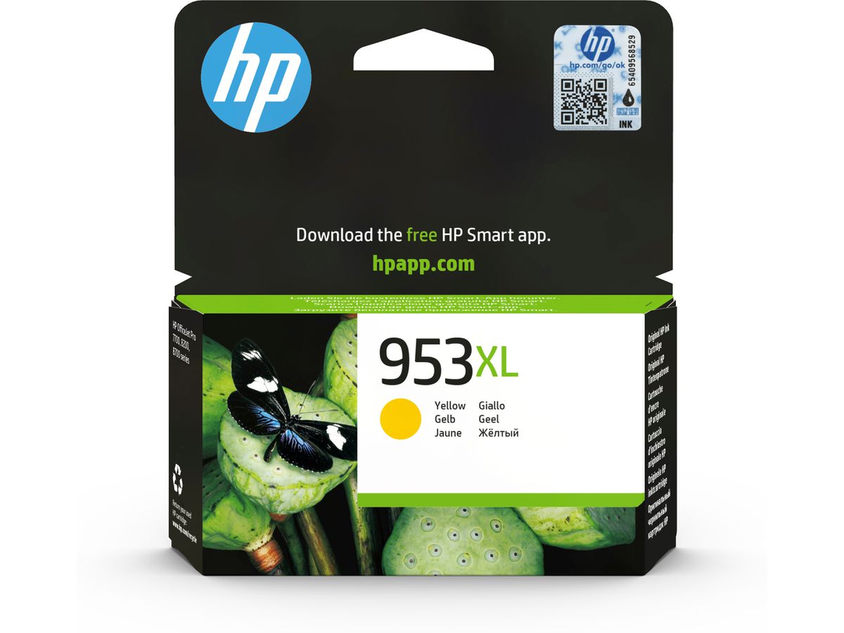 HP 953XL High Yield Yellow Original Ink Cartridge