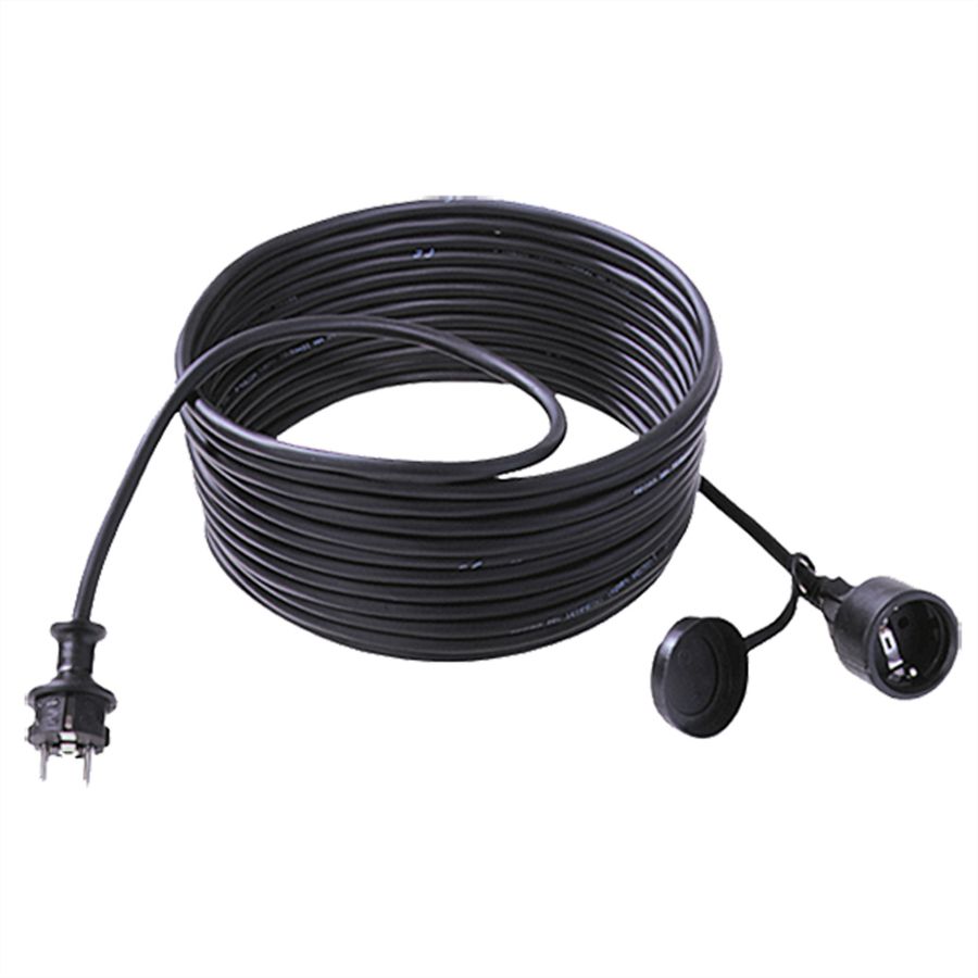 BACHMANN Extension 3G1.5mm² black, , H07RN-F rubber/neoprene earthing contact, black, 50 m