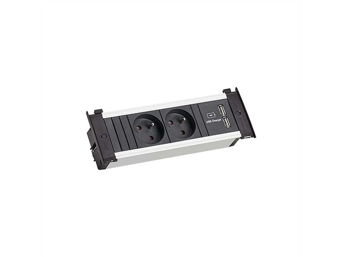 BACHMANN KAPSA S 2xUTE 1xUSB Charger 0.2m GST18