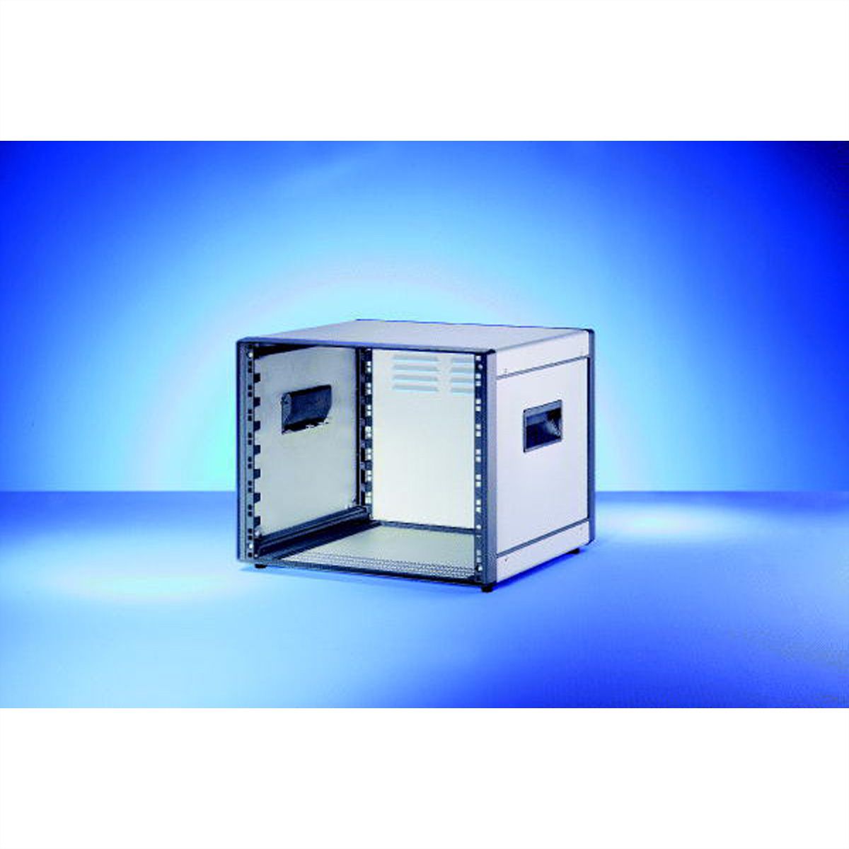 SCHROFF Comptec 19" Desktop Case, Unshielded, Alu Cover, 12 U, 84 HP, 400 mm