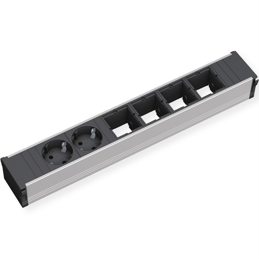 BACHMANN CONI Groot 2x geaard stopcontact 4x ABD